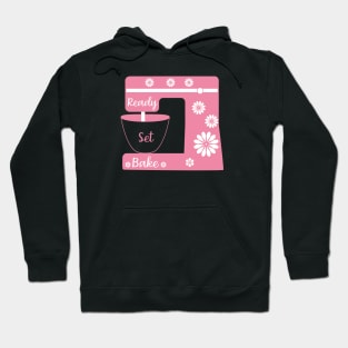 ready set bake pink Hoodie